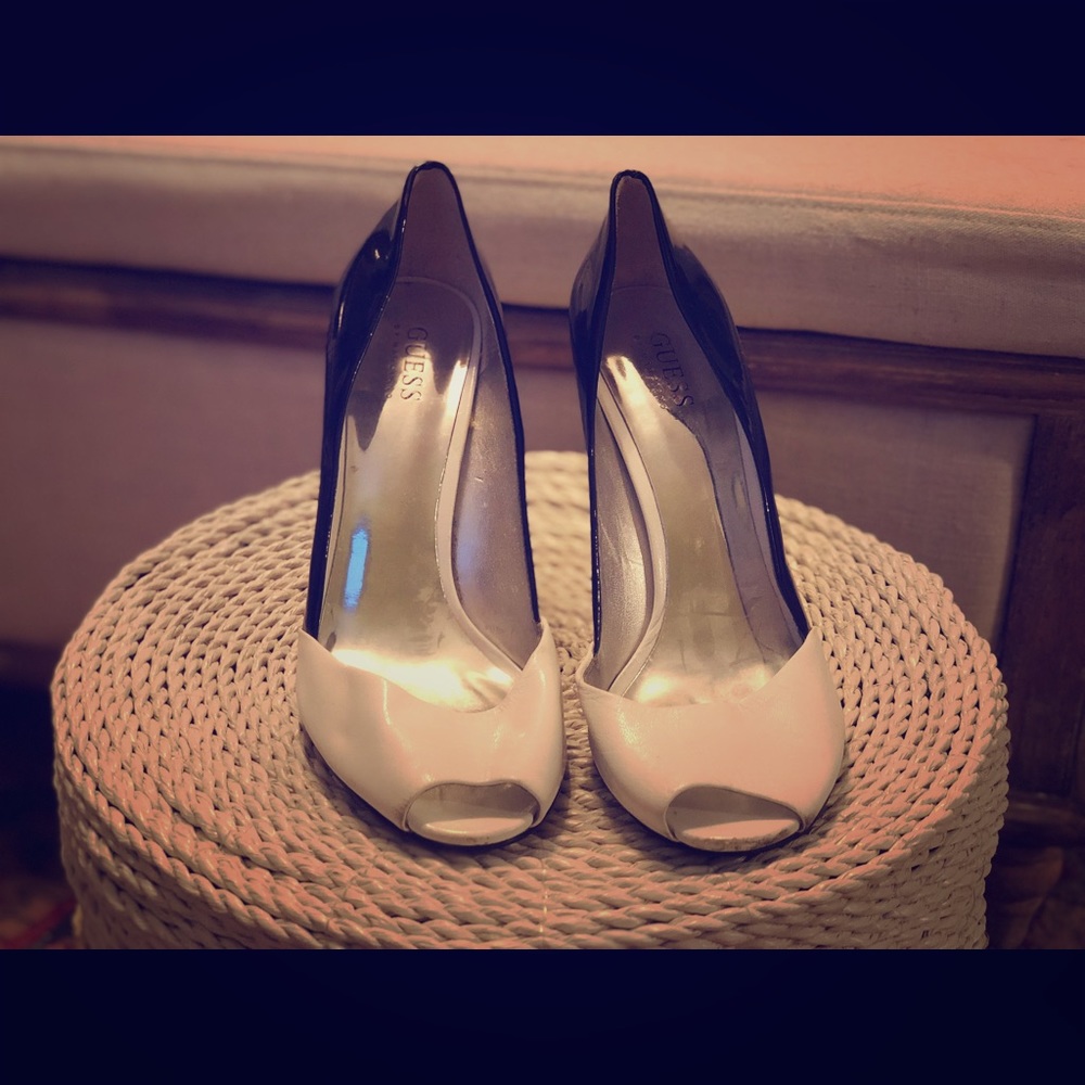 2 tone peep toes